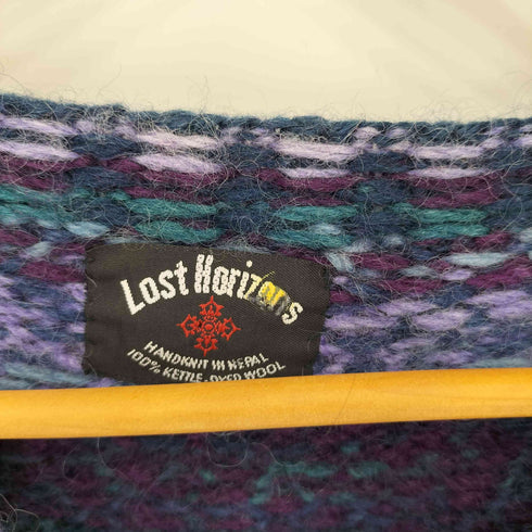 Lost Horizons ハンドメイド クルーネック カーディガン メンズ