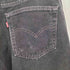 リーバイス Levis 505 511刻印 先染め ブラックデニム メンズ W33 L34