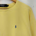 ポロバイラルフローレン Polo by RALPH LAUREN 90-00s ポニー刺繍 前Vガゼット ラグランスリーブクルーネックスウェット メンズ import:M