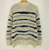 ザラ ZARA SWEATER WITH IRREGULAR STRIPES メンズ import:M
