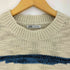 ザラ ZARA SWEATER WITH IRREGULAR STRIPES メンズ import:M