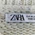 ザラ ZARA SWEATER WITH IRREGULAR STRIPES メンズ import:M