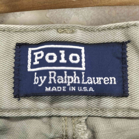 ポロバイラルフローレン Polo by RALPH LAUREN 80-90s USA製 2タック コットン スラックス メンズ W34 L34