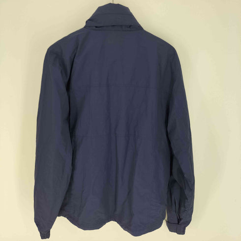 エルエルビーン L.L.Bean 90-00s ロゴ刺繍 裏地メッシュ 比翼ボタン パッカブルフード 2WAY ナイロン マウンテン ジャケット メンズ import:L