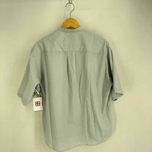 ユナイテッドアローズグリーンレーベルリラクシング UNITED ARROWS green label relaxing TW ウォッシャブルトロ バンドカラー プルオーバー シャツ メンズ JPN:M