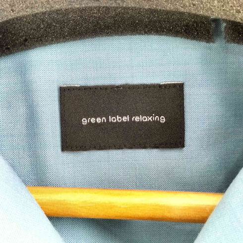 ユナイテッドアローズグリーンレーベルリラクシング UNITED ARROWS green label relaxing TWウォッシャブルトロ オープンカラー シャツ メンズ JPN:M