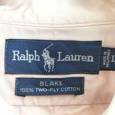 ラルフローレン RALPH LAUREN 90S BLAKE ポニー刺繍 L/S シャツ メンズ import:L
