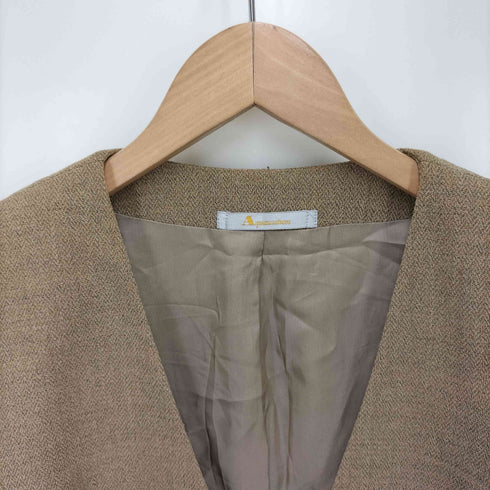 アクアスキュータム AQUASCUTUM ノーカラージャケット レディース