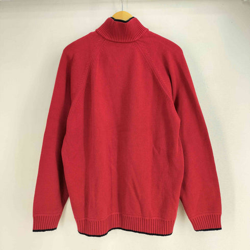 トミーヒルフィガー TOMMY HILFIGER ハーフジップ コットンニット メンズ import:L