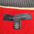 トミーヒルフィガー TOMMY HILFIGER ハーフジップ コットンニット メンズ import:L