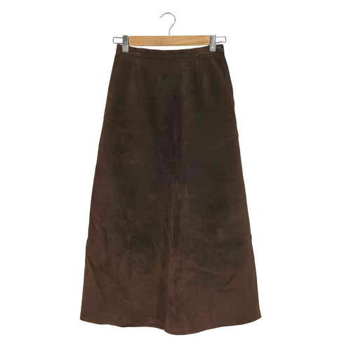 アニエスベー agnes b. PARIS フランス製 ピッグレザー ロングスカート レディース EUR:36