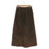 アニエスベー agnes b. PARIS フランス製 ピッグレザー ロングスカート レディース EUR:36