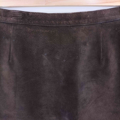 アニエスベー agnes b. PARIS フランス製 ピッグレザー ロングスカート レディース EUR:36