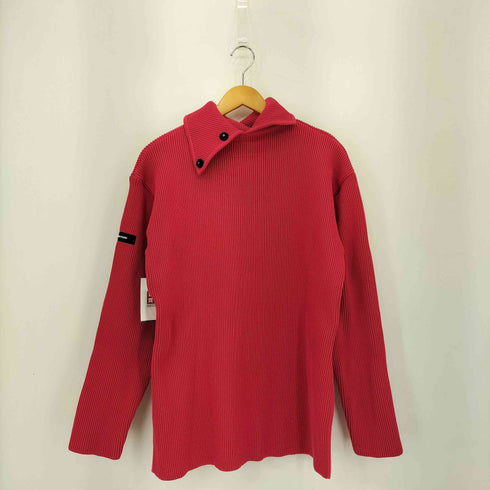 シュウオムフェム SYU. HOMME/FEMM サイドスリットコットンタートルネックプルオーバーニット メンズ 1