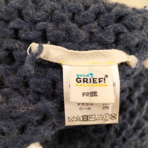 グッドグリーフ GOOD GRIEF KNIT TRIANGLE BLANKET レディース FREE