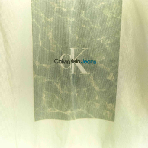 カルバンクラインジーンズ Calvin Klein Jeans スクエアプリント S/S Tシャツ メンズ import:M