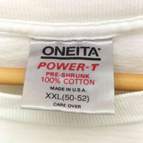 オニータ ONEITA 90s POWER-T 企業プリントS/Sカットソー メンズ JPN:XXL