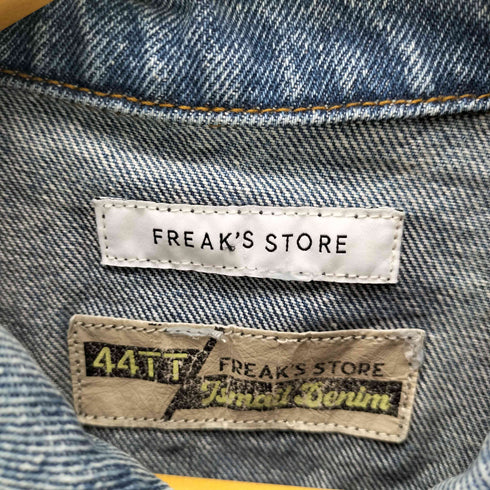 フリークスストア FREAKS STORE LOOSE DENIM JACKET ダメージ加工デニムジャケット メンズ JPN:S