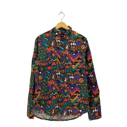デシグアル Desigual FLORENTINO 総柄デザイン レギュラーカラーシャツ メンズ L