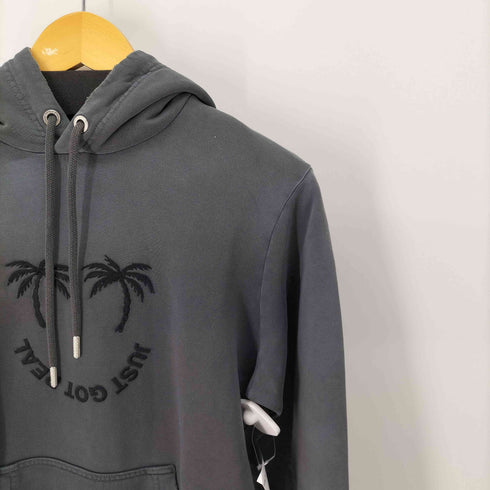 ディーゼル DIESEL S-GIRK-HOOD-B5 ダメージ加工 プルオーバーパーカー メンズ JPN:XS
