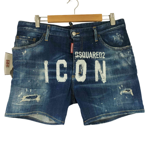 ディースクエアード DSQUARED2 ICONロゴハーフパンツ メンズ 48