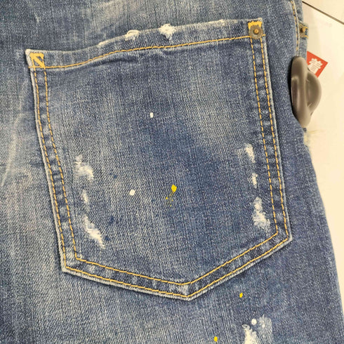 ディースクエアード DSQUARED2 ダメージ加工 デニムショーツ メンズ 48