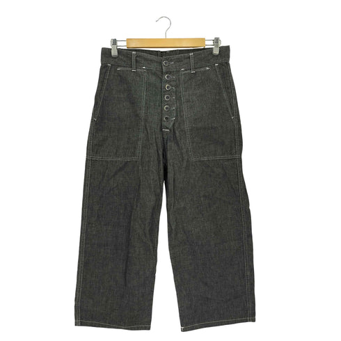 ジュンヤワタナベコムデギャルソンマン JUNYA WATANABE COMME des GARCONS MAN リバーシブルデザイン クロップド シャンブレーパンツ メンズ SS
