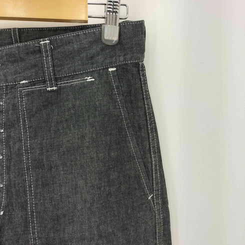 ジュンヤワタナベコムデギャルソンマン JUNYA WATANABE COMME des GARCONS MAN リバーシブルデザイン クロップド シャンブレーパンツ メンズ SS