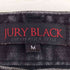 ジュリーブラック JURY BLACK Y2K スタッズ クラック加工 スキニーデニムパンツ メンズ M