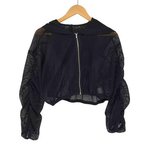 ヘザー Heather メッシュギャザージップパーカー レディース