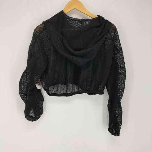 ヘザー Heather メッシュギャザージップパーカー レディース