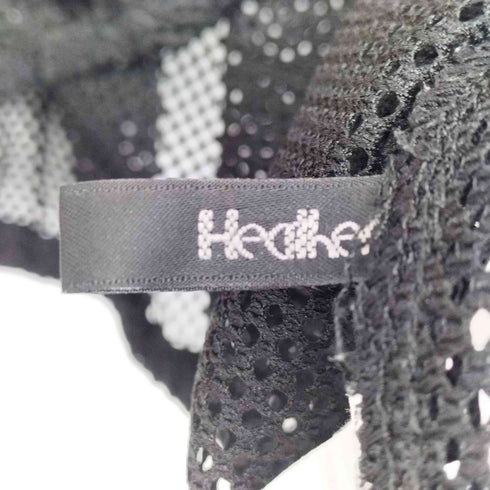 ヘザー Heather メッシュギャザージップパーカー レディース