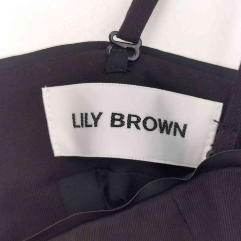 リリーブラウン Lily Brown 2WAYツイルビスチェ レディース ONE SIZE