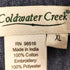 コールドウォータークリーク Coldwater Creek 総刺繍 デニム ジャケット レディース JPN:XL