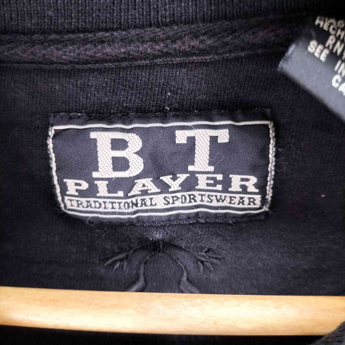 BT PLAYER ロゴ刺繍デザイン ハーフジップスウェット メンズ JPN:XL