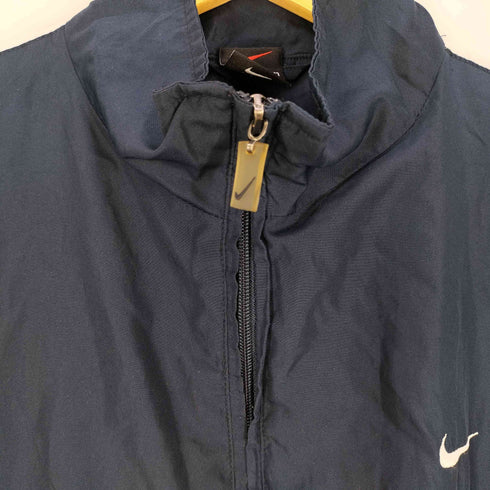 ナイキ NIKE 黒タグ 00S パイピング スウッシュ ジップジャケット メンズ import:M
