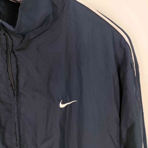 ナイキ NIKE 黒タグ 00S パイピング スウッシュ ジップジャケット メンズ import:M