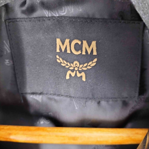 エムシーエム MCM ラムレザー スタッズ ライダースジャケット メンズ import:S