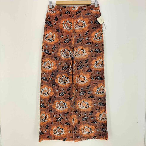 Khadi and Co BESS NIELSEN 総柄 インドコットン イージーワイドパンツ レディース S