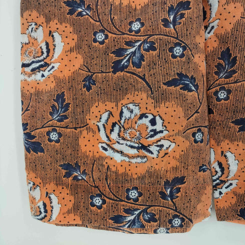 Khadi and Co BESS NIELSEN 総柄 インドコットン イージーワイドパンツ レディース S