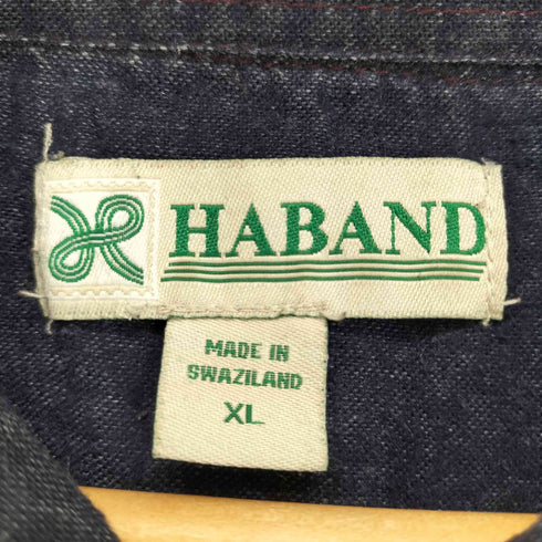 ハバンド HABAND 90S プリントネルシャツ メンズ XL