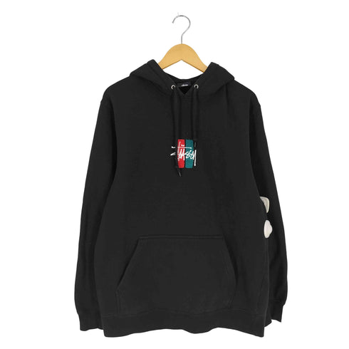 ステューシー Stussy Bars Logo Applique Pullover Hoodie メンズ import:XL