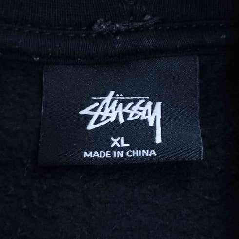 ステューシー Stussy Bars Logo Applique Pullover Hoodie メンズ import:XL