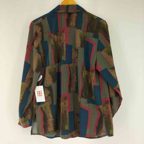 ELEGANCE 総柄 L/S シャツ レディース