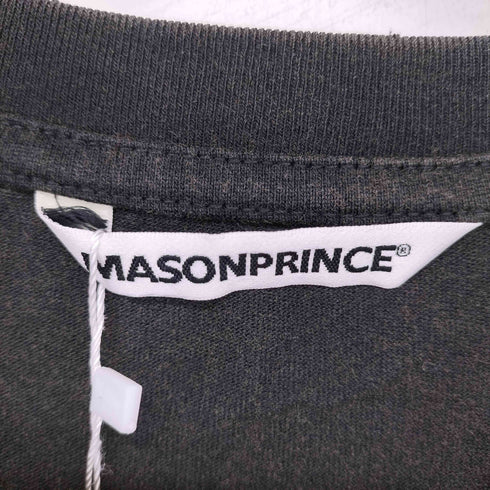 メゾンプリンス mason prince オーバーサイズ ヴィンテージ加工 ロゴ刺繍 Tシャツ メンズ JPN:1