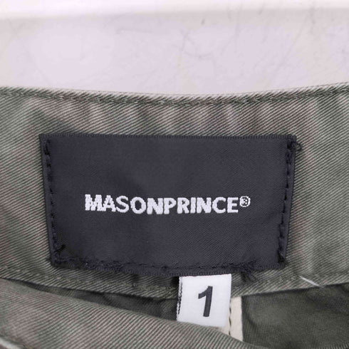メゾンプリンス mason prince ワイドシルエット 裾ドローコード付きカーゴパンツ メンズ JPN:1