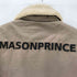 メゾンプリンス mason prince オーバーサイズ フェイクボア バックロゴ ミリタリージャケット メンズ JPN:1