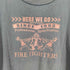 プリントスター printstar 旧タグ FIRE FIGHTERS 両面プリント Tシャツ メンズ