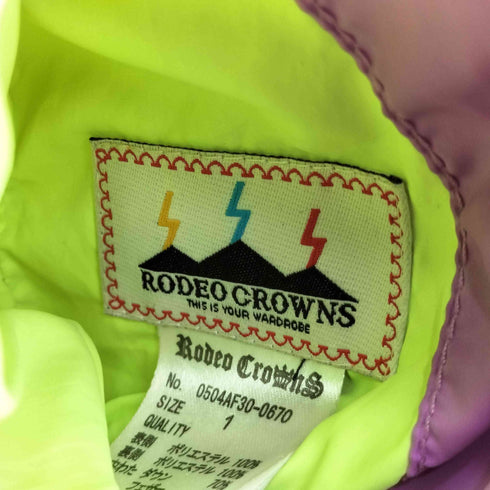 ロデオクラウンズワイドボウル RCWB/RODEO CROWNS WIDE BOWL リバーシブル ダウンジャケット レディース JPN:1