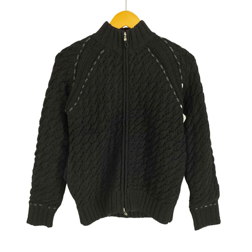 ジャンフランコフェレ GIANFRANCO FERRE ジップアップケーブルニット レディース
